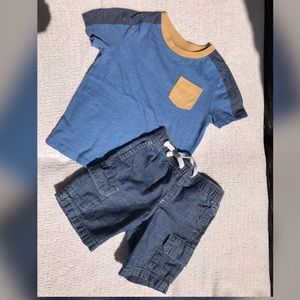 Jean short set 💙
